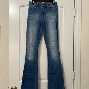 Classic Blue Wide Leg Jeans